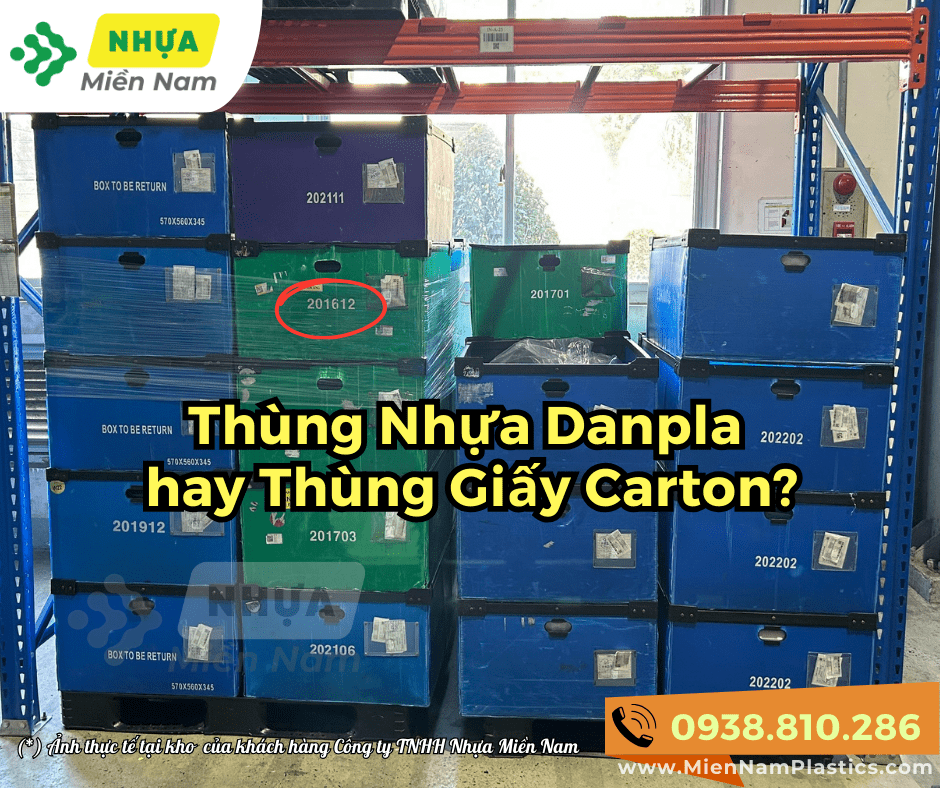 Những Lý Do Khiến Thùng Nhựa Danpla Bền Vững Và Vượt Trội Hơn Thùng Giấy Carton