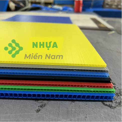 tấm nhựa danpla chống tĩnh điện nhiều màu sắc